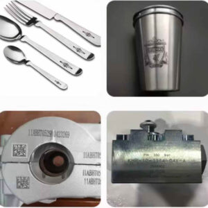 Rotary Fiber Laser Engraver for 3D Cups Marking on Sale
