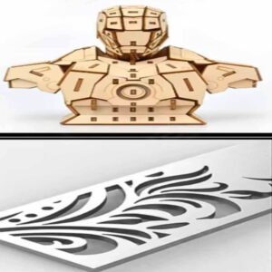 Small Laser Cutting Machine with Mixed Laser Cutting Head