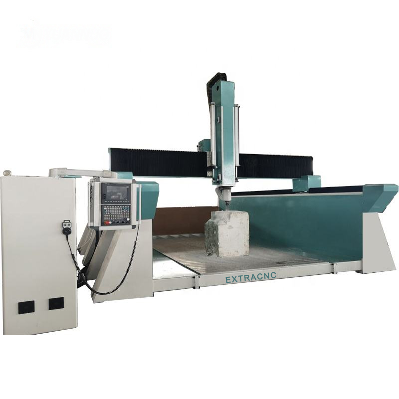 ATC Head 5 Axis 3D CNC Router alang sa Wood Sculpture & Carving