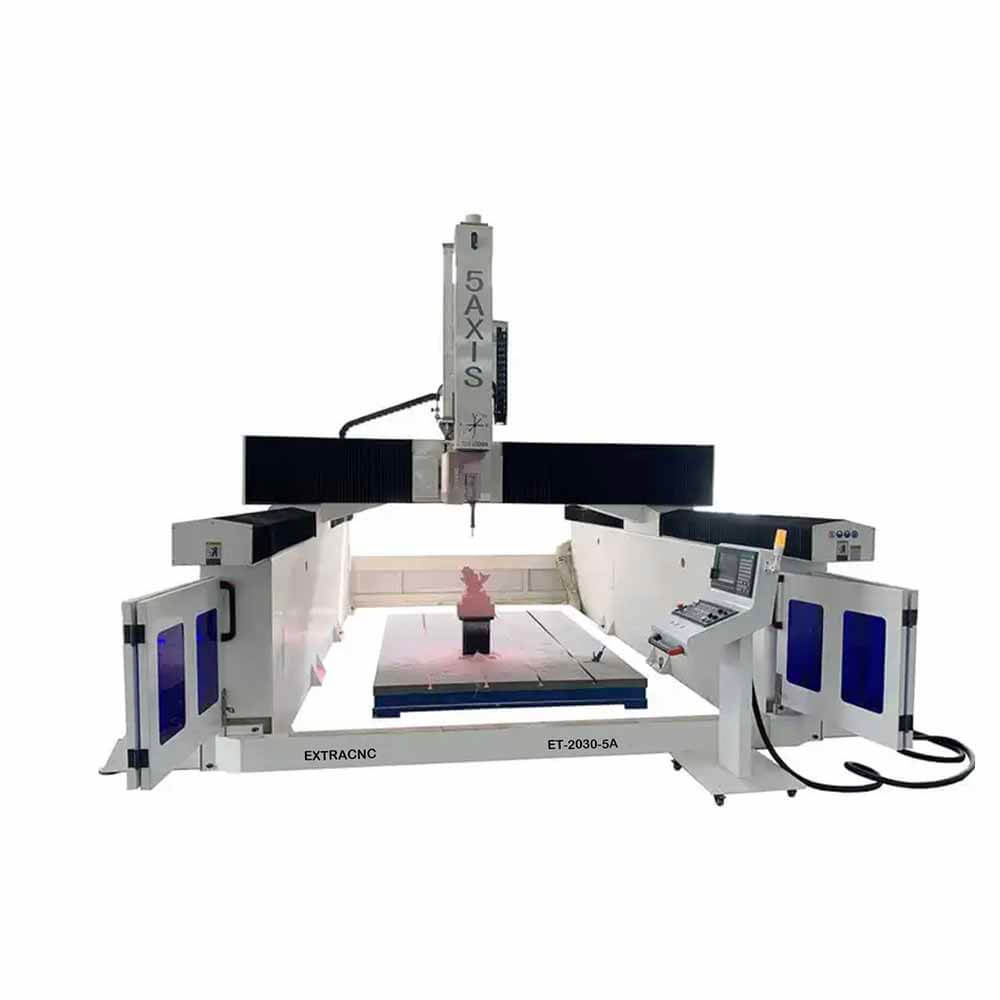 CNC-Fräser mit 5 Achsen für Holzskulpturen und komplexe Schnitzereien
