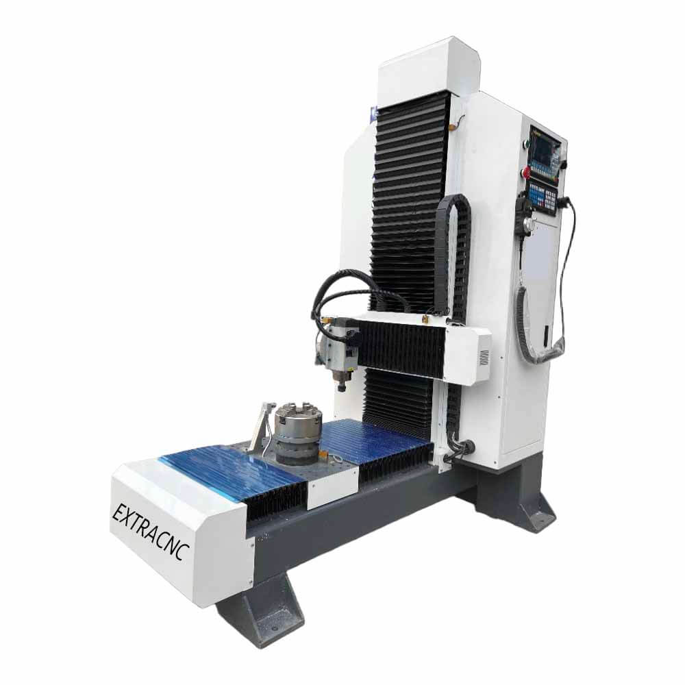 Máquina de roteador CNC vertical de 5 eixos para fabricação de moldes 3D