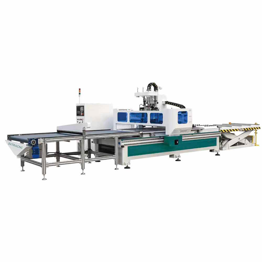 Atc Otomatik Yükleme ve Boşaltma Cnc Ahşap Freze Makinesi