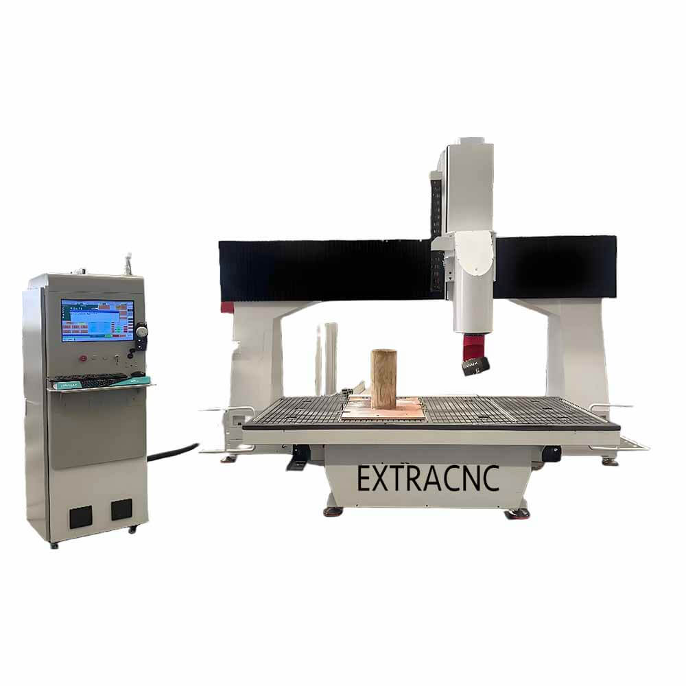 Hoge precisie CNC-freesmachine voor houtbewerking met 5 assen