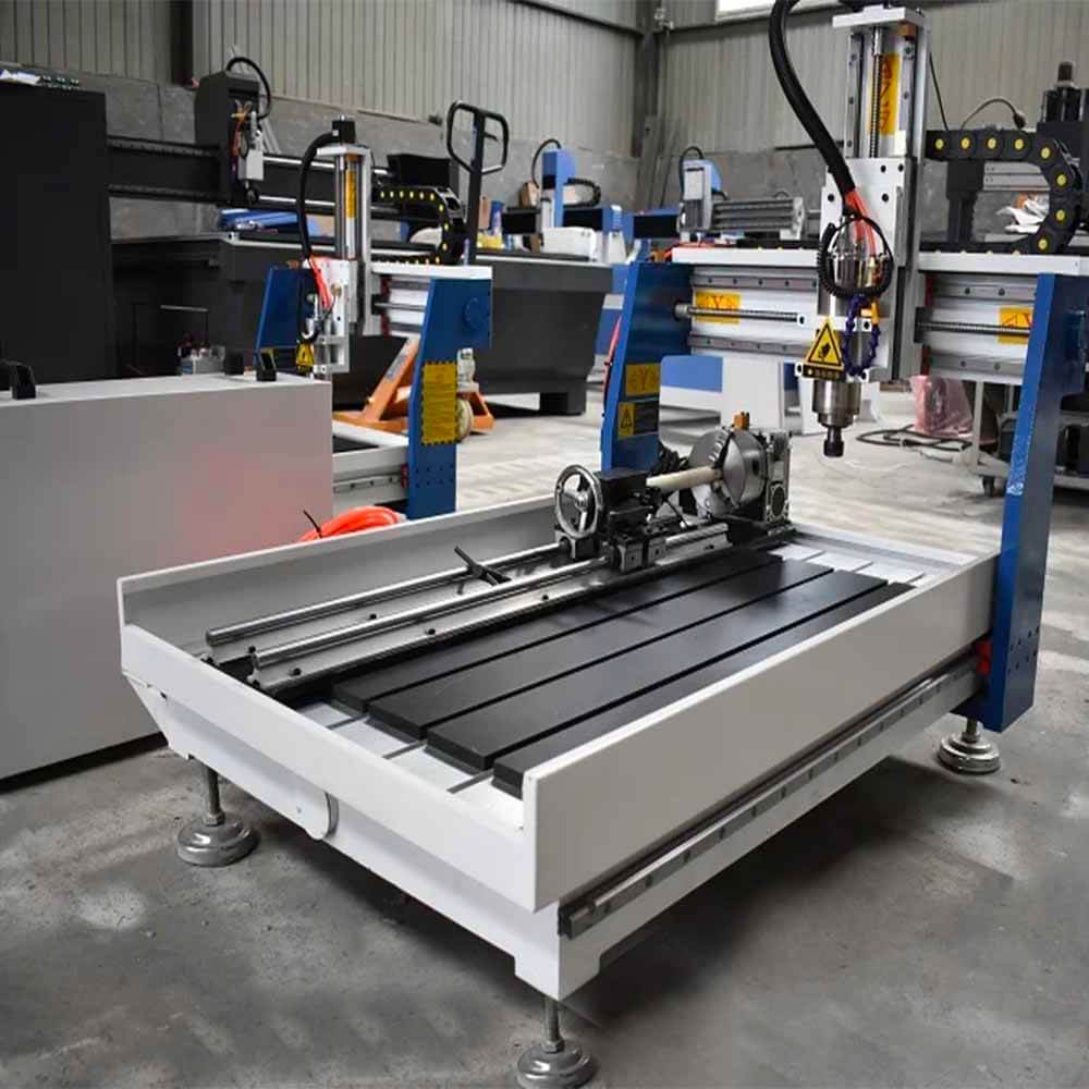 جهاز توجيه الخشب CNC 6090 رباعي المحاور - النحت والنقش والدوران